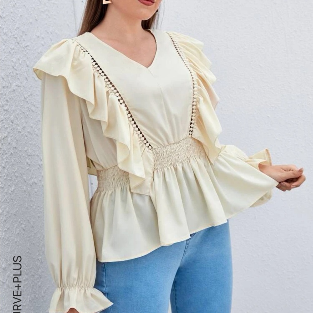 Cream Blouse